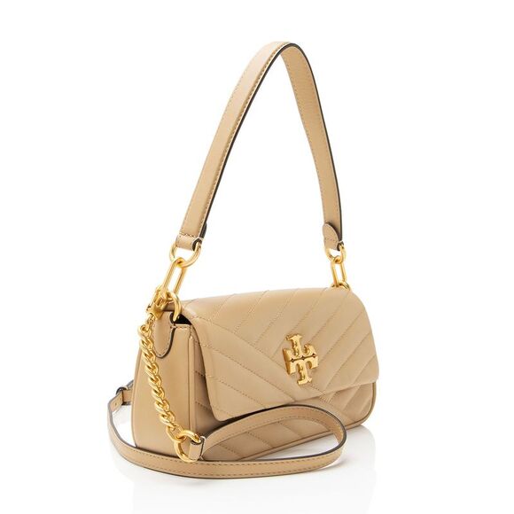 Tory Burch Chevron Leather Kira Small Flap Bag - Picture 2 of 12